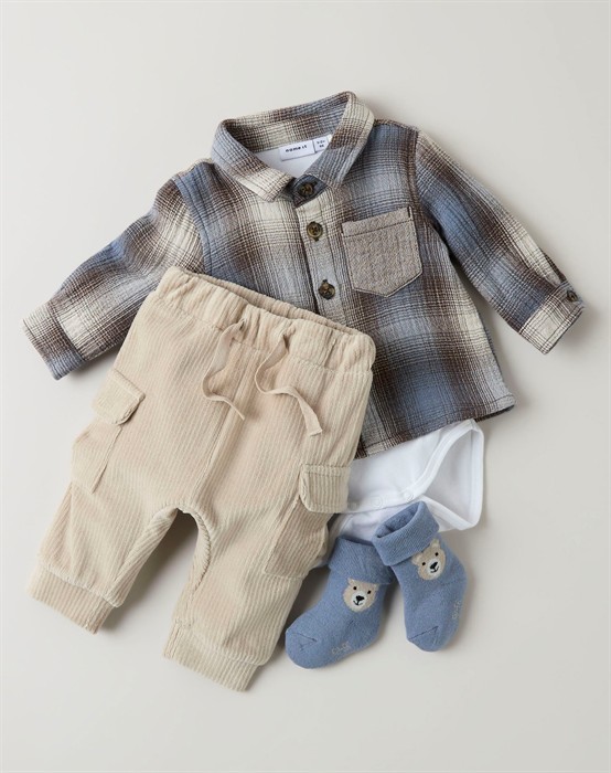 NBMRonny Velour Bukser - Island Fossil